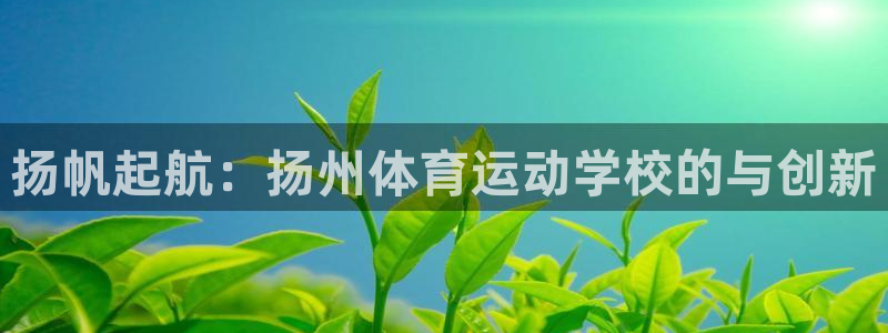 JJB竞技宝官网下载是干嘛的公司:扬帆起航:扬州体育运动学校